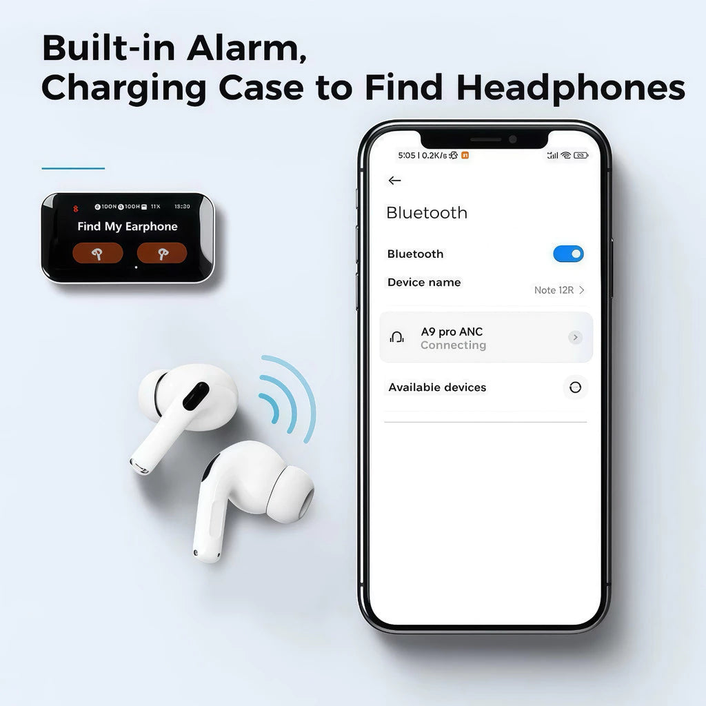 Auriculares Bluetooth A9 Pro